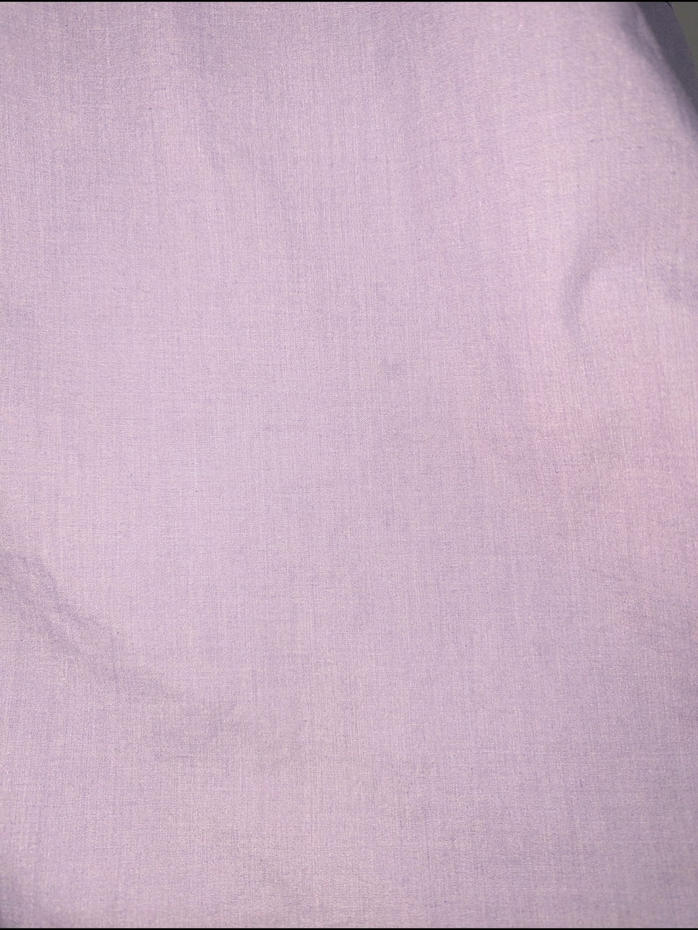 Vintage Lavender Button-Front House Dress with Embroidered Floral Detail - Picture 8 of 8